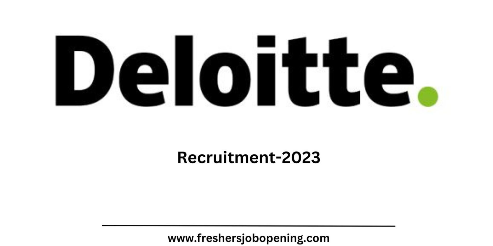 Deloitte Recruitment 2024 | Associate Analyst