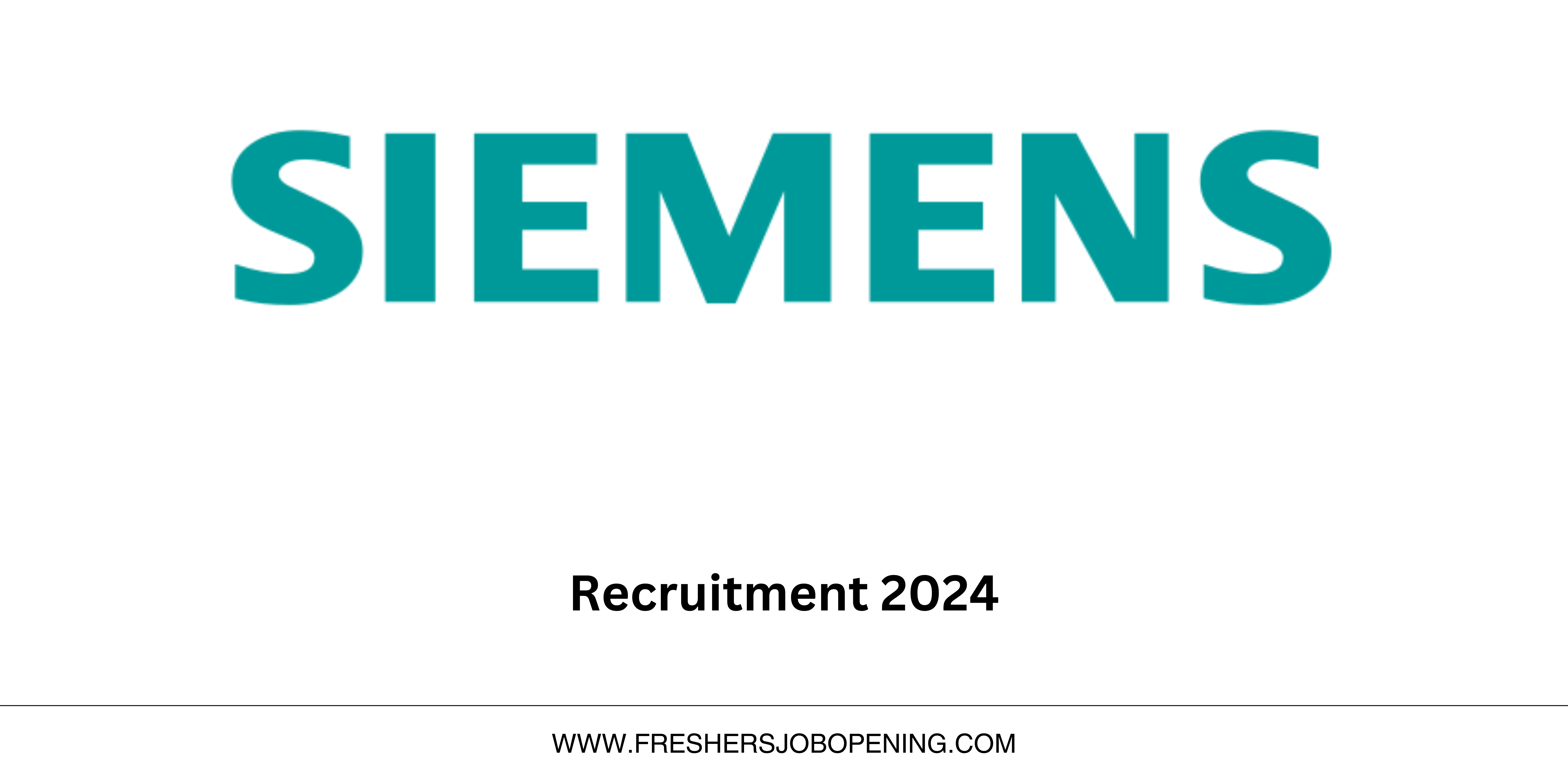 Siemens Service Engineer Recruitment 2024 | Salary Up to ₹7 LPA