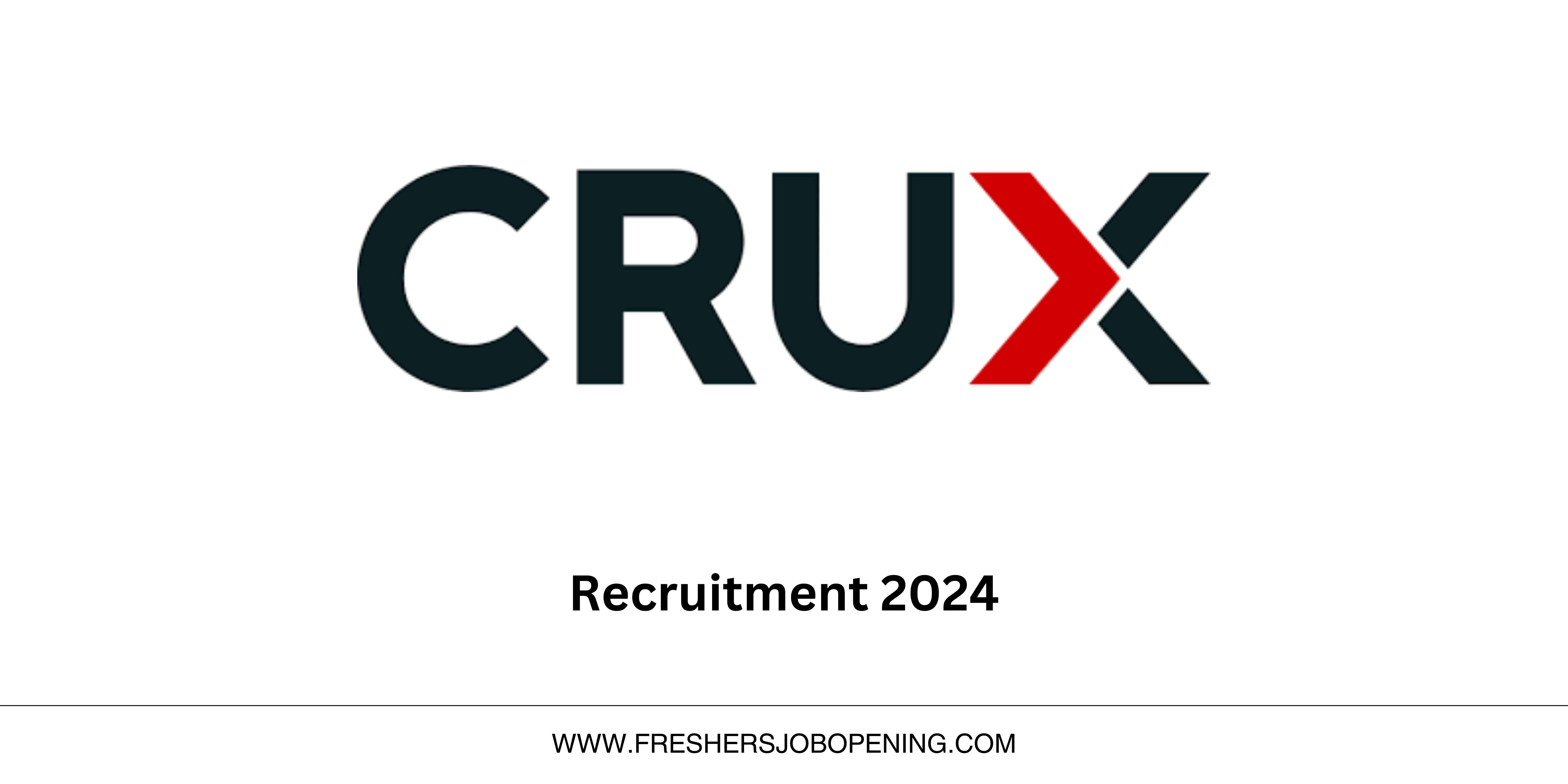 Crux Off Campus Freshers Careers 2024 Hiring As Data Analyst For BE/BTech/ME/MTech/MCA